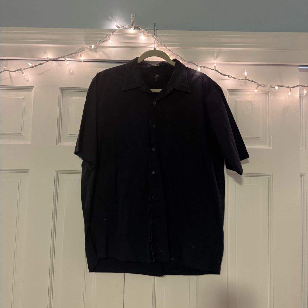Navy Buttoned Shirt